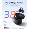 imageBaseus Bass BC1 Open Ear Earbuds ClipOn Headphones OpenRing Comfort with TriCurve Snug Clip Powerful Sound with SuperBass 4Mic Clear Calls IP55 Waterproof 38H Playtime LightweightSpace Black