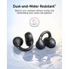 imageBaseus Bass BC1 Open Ear Earbuds ClipOn Headphones OpenRing Comfort with TriCurve Snug Clip Powerful Sound with SuperBass 4Mic Clear Calls IP55 Waterproof 38H Playtime LightweightSpace Black