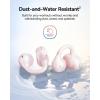 imageBaseus Bass BC1 Open Ear Earbuds ClipOn Headphones OpenRing Comfort with TriCurve Snug Clip Powerful Sound with SuperBass 4Mic Clear Calls IP55 Waterproof 38H Playtime LightweightBaby Pink