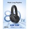 imageBaseus Bass BH1 NC Adaptive Active Noise Cancelling Headphones RealTime Adaptive Hybrid ANC SuperBass 20 LDAC HiRes Sound 80H Playtime 5Mic AI Clear Calls Comfortable Fit Bluetooth 60Space Black