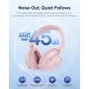 imageBaseus Bass BH1 NC Adaptive Active Noise Cancelling Headphones RealTime Adaptive Hybrid ANC SuperBass 20 LDAC HiRes Sound 80H Playtime 5Mic AI Clear Calls Comfortable Fit Bluetooth 60Pink