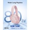 imageBaseus Bass BH1 NC Adaptive Active Noise Cancelling Headphones RealTime Adaptive Hybrid ANC SuperBass 20 LDAC HiRes Sound 80H Playtime 5Mic AI Clear Calls Comfortable Fit Bluetooth 60Pink