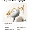 imageBaseus Bowie MC1 Pro Open Ear Earbuds HiRes Wireless Audio with LDAC HiFi4 Acoustic CD Sound URing CurveFit Comfort Design SuperBass 20 DNN 4Mic AI Clear Calls IP67 WaterproofTitanium