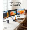 imageBaseus Docking Station SpacemateWin 11 in 1 Triple Display 4K HDMI and DP 10Gbps USB AC Ports Gigabit Ethernet 100W PD Audio Laptop Docking Station for WindowsDellHPLenovoAsusAcerMac11 in 1 for macOS