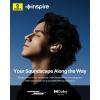 imageBaseus Inspire XP1 Adaptive Noise Cancelling Earbuds Sound by Bose Dolby Audio Premium RealTime Adaptive ANC Adaptive Tuning Sound Natural Fit Design 6Mic Adaptive Clear Calls 45H PlaytimeStarlight OffWhite