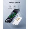 imageBaseus Magsafe Portable Charger for iPhone 10000mAh 15W Magnetic Power Bank Qi2 Certified Fast Charging Wireless Battery Pack 225W USBA ampamp 20W USBC for iPhone 171615141312 2025 VersionWhite