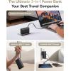 imageBaseus Nomos Power Bank 67W Foldable Wall Plug and 10000mAh 35W Portable Charger 3in1 Travel Essentials Battery Pack Builtin USBC Cable for iPhone 17 16 15 Series Samsung MacBook Laptop