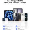 imageBaseus PICOGO 67W USB C Charger Smallest 3 Port Fast Charging Block with Foldable Plug PDPPS for MacBook AirPro iPhone 171615 Series Galaxy S2524 Airpods 4 ampamp More67W