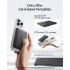 imageBaseus Picogo Magsafe Portable Charger Qi2 15W 05quot Ultra Slim 10000mAh Wireless Power Bank 27W Fast Charging Magnetic Battery Pack with USBC for iPhone 17 Pro Max17 ProAir1615141312Cosmic Black