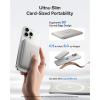 imageBaseus Picogo Magsafe Portable Charger Qi2 15W 05quot Ultra Slim 10000mAh Wireless Power Bank 27W Fast Charging Magnetic Battery Pack with USBC for iPhone 17 Pro Max17 ProAir1615141312Natural Titanium