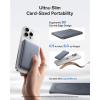 imageBaseus Picogo Magsafe Portable Charger Qi2 15W 05quot Ultra Slim 10000mAh Wireless Power Bank 27W Fast Charging Magnetic Battery Pack with USBC for iPhone 17 Pro Max17 ProAir1615141312Space Grey