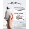 imageBaseus Picogo Power Bank 03quot Ultra Slim 5000mAh MagSafe Portable Charger CardSize Magnetic Battery Pack with USBC Braided Cable Alloy Wireless Charger for iPhone 17 Pro Max17 Air1615141312Natural Titanium