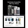 imageBaseus Picogo Power Bank Smallest 5000mAh Magnetic Portable Charger with Stand Qi2 Certified 15W UltraMini MagSafe Battery Pack Alloy Wireless Travel Fast Charger for iPhone 1716 SeriesGreySpace Grey