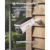 imageBaseus S2 4K Solar Security Cameras Wireless Outdoor  RadarPIR Detection AI Face Recognition Auto SunlightTracking Color Night Vision IP67 No Monthly Fee Local Storage Featured at CES 20254KSolocam