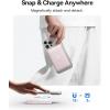 imageBaseus for MagSafe Portable Charger Qi2 Certified 15W Wireless Magnetic Power Bank 10000mAh with USBC Cable 225W PD Charging Battery Pack Compatible with iPhone 1716151413 ProPro Max SeriesPink