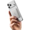 imageBaseus Picogo Power Bank Smallest 5000mAh Magnetic Portable Charger with Stand Qi2 Certified 15W UltraMini MagSafe Battery Pack Alloy Wireless Travel Fast Charger for iPhone 1716 SeriesGreyNatural Titanium