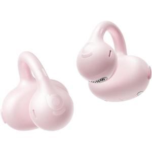 imageBaseus Bass BC1 Open Ear Earbuds ClipOn Headphones OpenRing Comfort with TriCurve Snug Clip Powerful Sound with SuperBass 4Mic Clear Calls IP55 Waterproof 38H Playtime LightweightBaby Pink