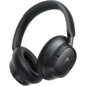 imageBaseus Bass BH1 NC Adaptive Active Noise Cancelling Headphones RealTime Adaptive Hybrid ANC SuperBass 20 LDAC HiRes Sound 80H Playtime 5Mic AI Clear Calls Comfortable Fit Bluetooth 60Space Black