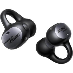 imageBaseus Inspire XC1 Open Ear ClipOn Earbuds Sound by Bose Dolby Audio Adaptive Tunning Sound Hybrid 2Way Driver ZeroSense Air Cushion 4Mic Adaptive Clear Calls IP66 Waterproof 40H PlaytimeCosmic Black
