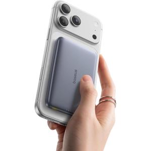 imageBaseus Picogo Magsafe Portable Charger Qi2 15W 05quot Ultra Slim 10000mAh Wireless Power Bank 27W Fast Charging Magnetic Battery Pack with USBC for iPhone 17 Pro Max17 ProAir1615141312Space Grey