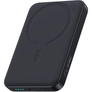 imageBaseus for MagSafe Portable Charger Qi2 Certified 15W Wireless Magnetic Power Bank 10000mAh with USBC Cable 225W PD Charging Battery Pack Compatible with iPhone 1716151413 ProPro Max SeriesBlack