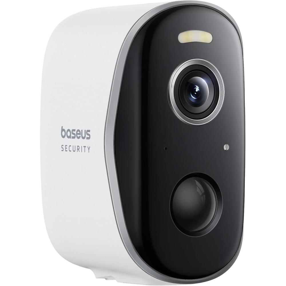 imageBaseus Wireless Outdoor N1 Add on Security Camera Requires H1 HomeStation 2K HD Clarity 210Day Battery Life No Monthly Fee 145 FOV Color Night Vision and IP67AddOn Cam