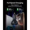 image160W USB C Car Charger Baseus Type C Car Charger QC50 PD30 PPS 3 Ports Super Fast Charging Car Phone Charger Adapter for iPhone 15 14 13 Pro Samsung S22 iPad MacBook Pro