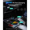 image160W USB C Car Charger Baseus Type C Car Charger QC50 PD30 PPS 3 Ports Super Fast Charging Car Phone Charger Adapter for iPhone 15 14 13 Pro Samsung S22 iPad MacBook Pro