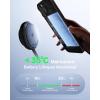 imageBaseus 3 in 1 Wireless Charger Stand Qi2 15W Magnetic Charging Station with TEC Cooling MagSafeCompatible iPhone Charger for iPhone1217 Series Apple Watch AirPods  45W Adapter IncludedQi2 15W