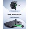 imageBaseus 3 in 1 Wireless Charger Stand Qi2 15W Magnetic Charging Station with TEC Cooling MagSafeCompatible iPhone Charger for iPhone1217 Series Apple Watch AirPods  45W Adapter IncludedQi2 15W