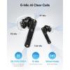 imageBaseus BS1 NC SemiinEar True Wireless Noise Cancelling Earbuds with Adaptive Hybrid ANC HiRes Audio LDAC 40H Playtime 4g UltraLightweight Fit 6Mic AI Clear Call Bluetooth 60 BlackWhite