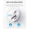 imageBaseus BS1 NC SemiinEar True Wireless Noise Cancelling Earbuds with Adaptive Hybrid ANC HiRes Audio LDAC 40H Playtime 4g UltraLightweight Fit 6Mic AI Clear Call Bluetooth 60 BlackWhite