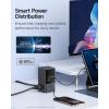 imageBaseus Charging Station 67W 10in1 USBC PD Fast Charging Desktop Charger with 1200J Surge Protection 5ft Extension Cord 6 AC 3 USBC 1 USBA Ports for iPhone 1615 MacBook Tablet Desktop67W