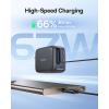 imageBaseus Enercore CJ11 Retractable USB C Charger 67W 3 in 1 Fast Charging Block with Foldable Plug PDPPS for Galaxy S25iPhone 171615 SeriesMacBook AirAirpods 467W