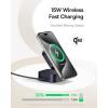 imageBaseus PicoGo W2 Wireless Charger Qi2 Certified 15W Magnetic Charger Stand with 65W Retractable Cable 2in1 Wireless Charging Station for Tablet iPhone 1716151413 Series AirPods