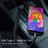 imageBaseus USB Type C Cable for Car Retractable Cable3FT Curly USB A to USBC Fast Charger Cord Compatible Samsung Galaxy S10 S9 S8 Plus Note 9 8 Moto Z LG5G6V20 USB C Devices BlackUSB A to USB C