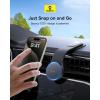 imageBaseus for Magsafe Car Mount 25N Magnetic Phone Holder for Car Cell Phone Car Mount Compatible with iPhone 17 to 13 Pro Plus Max Mini Bendable Memory Titanium Alloy for All DashboardRubricans