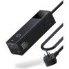 imageBaseus Power Strip Surge Protector 1200J  PD20W USB C Charger Extension Cord with 3 AC Outlets ampamp 3 USB Port Fast Charging Charging Station for Office Dorm Room HomePD100WBlack