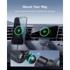 imageBaseus Qi22 Certified 25W for MagSafe Car Mount Charger UltraThin Fast Charging Wireless Charger Car Phone Holder 360 Rotatable Magnetic Phone Mount for Car Air Vent for iPhone 17161514Black