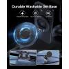 imageBaseus for Magsafe Car Mount Vacuum 119LBS Magnetic Suction Cup Phone Holder for Car 720 Adjustable Foldable Cell Phone Holder with Reusable Washable Gel for Car ampamp for iPhone 17 16 15 14 13 Pro Max