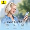 imageBaseus Bass BH1 Lite Bluetooth Headphones Over Ear SuperBass 80H PlaytimeAI ENC Clear Calls Comfortable Fit Smart App Control Bluetooth 60 Foldable Lightwight Headset for Travel Milky WhiteMilky White