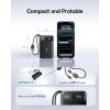 imageBaseus 20000mAh Compact Portable Charger 45W CCC Certified Power Bank Builtin USBC Cables Travel Essential PD Fast Charging Battery Pack for iPhone 1716 Series Galaxy S25S24 Ultra Google iPadBlack