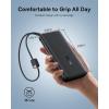 imageBaseus 100W Power Bank 20000mAh Portable Laptop Charger with Builtin USBC Dual Cables Travel Essential PD QC Fast Charging for MacBook iPad iPhone 1716 Samsung Steam Deck TSAApprovedDark Black