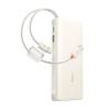 imageBaseus 100W Power Bank 20000mAh Portable Laptop Charger with Builtin USBC Dual Cables Travel Essential PD QC Fast Charging for MacBook iPad iPhone 1716 Samsung Steam Deck TSAApprovedStarlight OffWhite