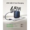 imageBaseus PicoGo AC22 Mini Power Bank 10000mAh 45W PD Portable Charger Builtin USBC Cable Ultra Small Sized Battery Pack Fast Charging Battery Bank for iPhone 171615 Samsung S25S24 Pixel 10 iPadBlack