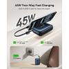 imageBaseus PicoGo AC22 Mini Power Bank 10000mAh 45W PD Portable Charger Builtin USBC Cable Ultra Small Sized Battery Pack Fast Charging Battery Bank for iPhone 171615 Samsung S25S24 Pixel 10 iPadBlack