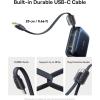 imageBaseus PicoGo AC22 Mini Power Bank 10000mAh 45W PD Portable Charger Builtin USBC Cable Ultra Small Sized Battery Pack Fast Charging Battery Bank for iPhone 171615 Samsung S25S24 Pixel 10 iPadBlack