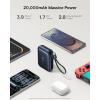 imageBaseus PicoGo AC22 Mini Power Bank 10000mAh 45W PD Portable Charger Builtin USBC Cable Ultra Small Sized Battery Pack Fast Charging Battery Bank for iPhone 171615 Samsung S25S24 Pixel 10 iPadBlack