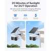 image:imageBaseus X1 Pro DualTracking Solar Security Camera Outdoor Wireless Dual 3K AI Cameras 300 Pan Color Night Vision 8 Zoom Local Storage up to 512GB IP65 No SubscriptionGrey