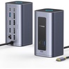 image:imageBaseus Nomos Air Mac 12 in 1 Docking Station Dual Monitor Laptop Docking Station with 2K HDMIDP 10Gbps USBCA 100W PD USB C Docking Station Compatible for macOS Displaylink Driver Required12 in 1 for MacOS